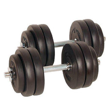 Load image into Gallery viewer, Kurzhantel Set 30kg -Metall massiv Stange 25mm