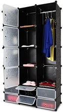 Load image into Gallery viewer, Kleiderschrank Schwarz