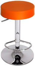 Load image into Gallery viewer, Barhocker Rund Orange 1er