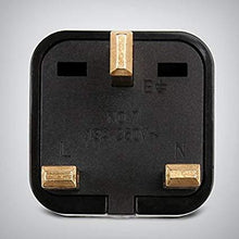 Load image into Gallery viewer, Reiseadapter DE-UK schwarz 2er SET