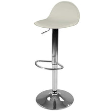 Load image into Gallery viewer, Barhocker Rückenlehne Beige 2er