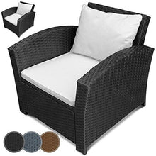 Load image into Gallery viewer, PolyRattan Rattanstuhl