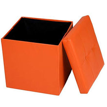 Load image into Gallery viewer, Faltbarer Sitzhocker (Orange)