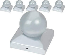 Load image into Gallery viewer, Pfostenkappen verzinkter Stahl 121mm 6er Set
