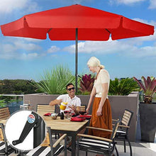 Load image into Gallery viewer, Sonnenschirm 2,5m mit Krempe Tomato