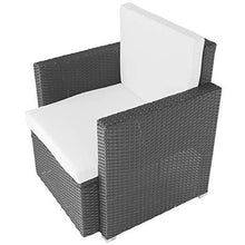 Load image into Gallery viewer, Polyrattan Sofa Grau 1er