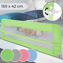 Load image into Gallery viewer, Kinder Bettgitter Gruen 150cm