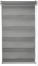 Load image into Gallery viewer, Doppelrollo 90x150cm grau