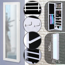Load image into Gallery viewer, Schmuckschrank Spiegelschrank Weiß