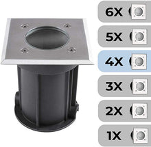 Load image into Gallery viewer, Ground Light Square 4er