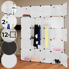 Load image into Gallery viewer, Kleiderschrank-Weiss