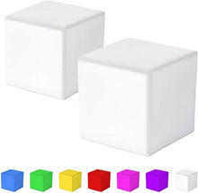 Load image into Gallery viewer, LED-Stimmungslicht Wuerfel 2er Set