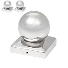 Load image into Gallery viewer, Pfostenkappen Edelstahl 141mm 3er Set