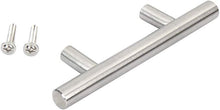 Load image into Gallery viewer, Möbelgriff-Edelstahl gebuerstet-64mm 7er Set