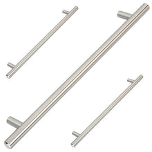 Load image into Gallery viewer, Möbelgriff-Edelstahl gebuerstet-224mm 3er Set