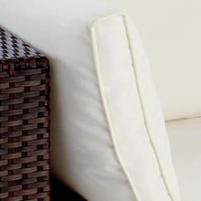 Load image into Gallery viewer, Polyrattan Ecksofa (Braun) 130x71x63cm
