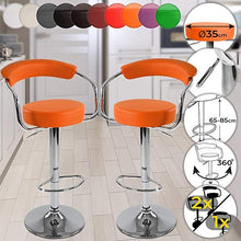 Load image into Gallery viewer, Barhocker(Orange)-2er