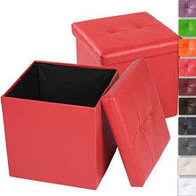 Load image into Gallery viewer, Faltbarer Sitzhocker (Rot)