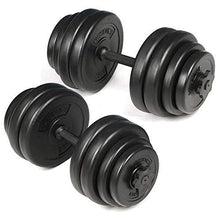 Load image into Gallery viewer, Hantelbank mit 30kg Kurzhanteln, 60kg Langhantel und 30kg Curlhantel