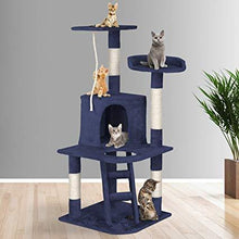 Load image into Gallery viewer, Kratzbaum mittelgross blau