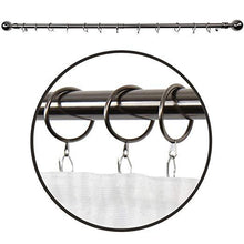 Load image into Gallery viewer, Gardinenzubehoer-Schwarz Nickel-90-160cm