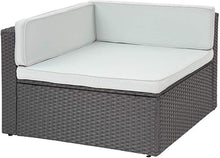 Load image into Gallery viewer, Polyrattan Gartenmöbel 18 tlg (Grau)