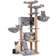 Load image into Gallery viewer, Cat tree (Grey paw)