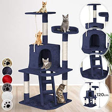 Load image into Gallery viewer, Kratzbaum mittelgross blau