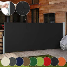 Load image into Gallery viewer, Seitenmarkise 200x300cm Schwarz