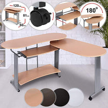 Load image into Gallery viewer, Computertisch 120/60/81 cm Schwarz