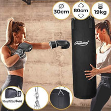 Load image into Gallery viewer, Boxsack mit Boxhandschuhen 10oz