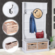 Load image into Gallery viewer, Garderobe mit Sitzbank