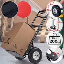 Load image into Gallery viewer, Sackkarre 200kg schwarz