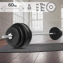 Load image into Gallery viewer, Langhantel Set 60kg