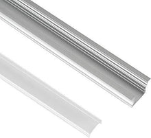 Load image into Gallery viewer, Aluminiumprofil für LED-Streifen LED Strip Aluprofil Set Schiene Alu Profil Aluminium Streifen Pro