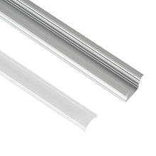Load image into Gallery viewer, Aluminiumprofil für LED-Streifen LED Strip Aluprofil Set Schiene Alu Profil Aluminium Streifen Pro