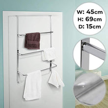 Load image into Gallery viewer, Handtuchhalter Tuerrahmen Tuerhaken Handtuchstange Badezimmer Handtuch