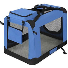 Load image into Gallery viewer, Hundetransportbox Blau M