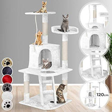 Load image into Gallery viewer, Kratzbaum mittelgross weiss