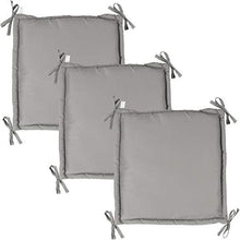 Load image into Gallery viewer, Bankpolster Bankkissen Bankauflage Sitzpolster Sitzkissen Sesselkissen Stuhlkissen 3er Set