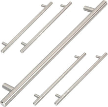 Load image into Gallery viewer, Möbelgriff-Edelstahl gebuerstet-224mm 5er Set
