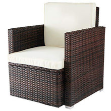 Load image into Gallery viewer, Polyrattan Sofa Braun 1er