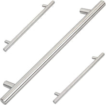 Load image into Gallery viewer, Möbelgriff-Edelstahl gebuerstet-192mm 3er Set
