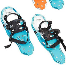 Load image into Gallery viewer, Schneeschuhe 56/21cm Blau