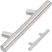 Load image into Gallery viewer, Möbelgriff-Edelstahl gebuerstet-64mm 2er Set