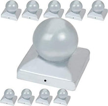 Load image into Gallery viewer, Pfostenkappen verzinkter Stahl 121mm 10er Set
