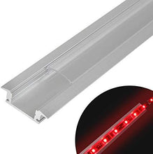 Load image into Gallery viewer, Aluminiumprofil für LED-Streifen LED Strip Aluprofil Set Schiene Alu Profil Aluminium Streifen Pro