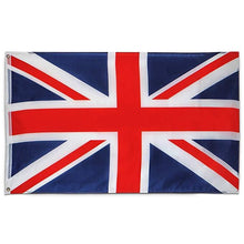 Load image into Gallery viewer, Fahnenmast mit UK- und englischer Flagge