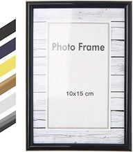 Load image into Gallery viewer, Holzbilderrahmen-10x15cm-schwarz