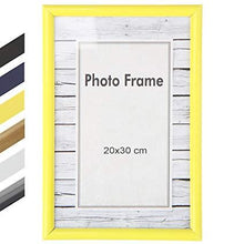 Load image into Gallery viewer, Holzbilderrahmen-20x30cm-gelb